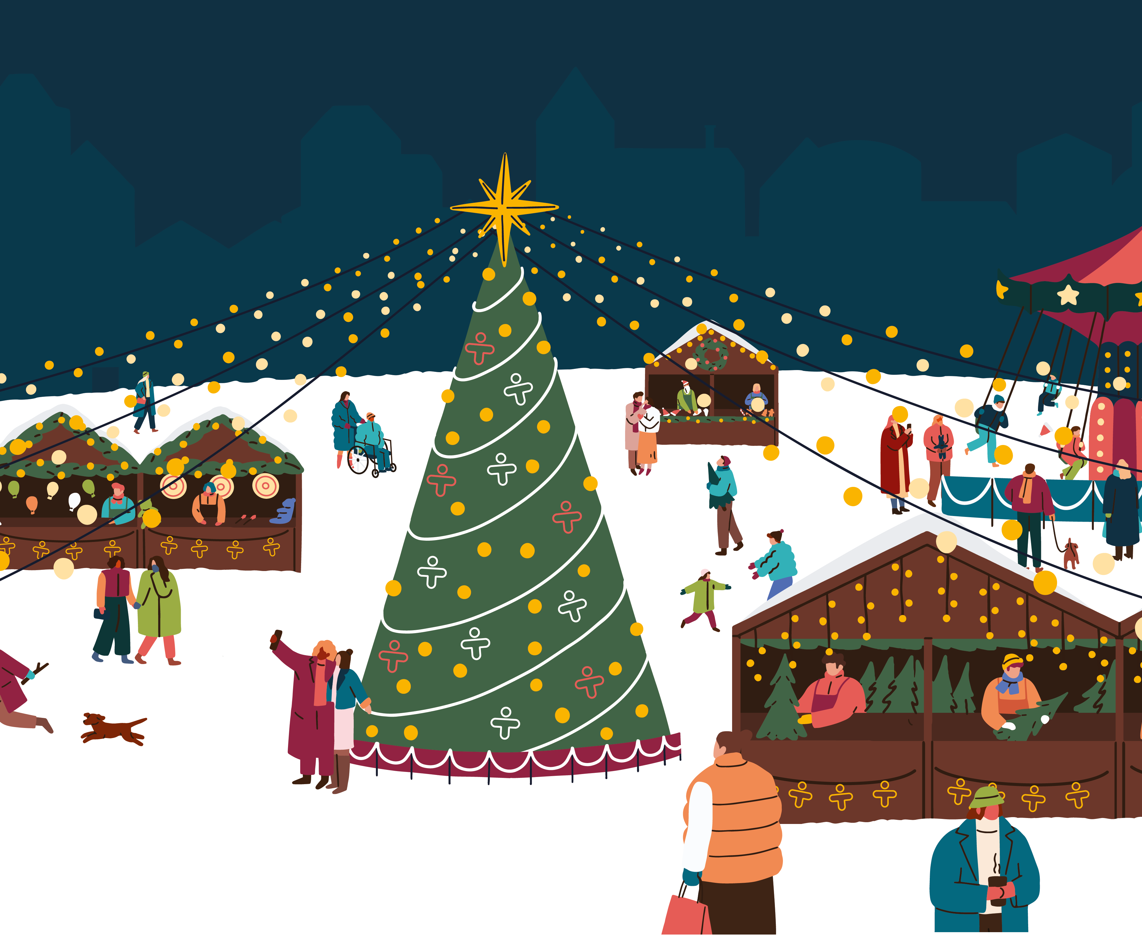 Weihnachtliches Fest mit Mediq