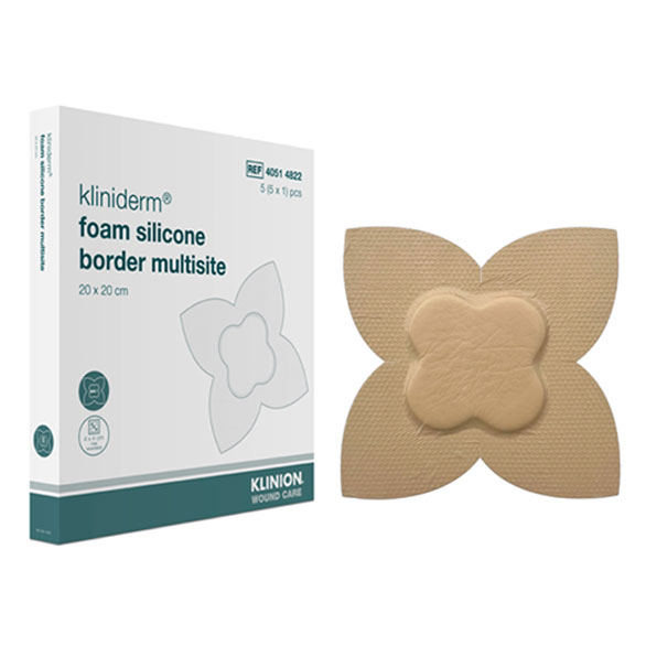 Produktfoto von Kliniderm® Foam Silicone border multisite