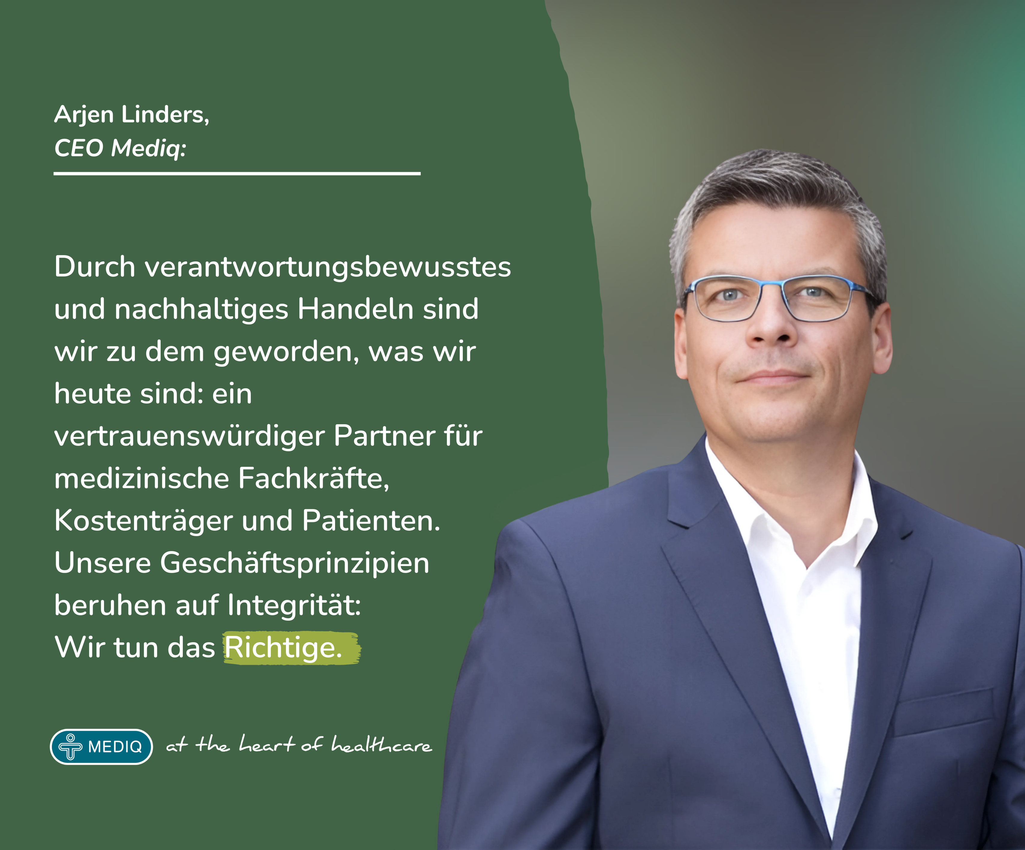 CEO Arjen Nachhaltigkeit