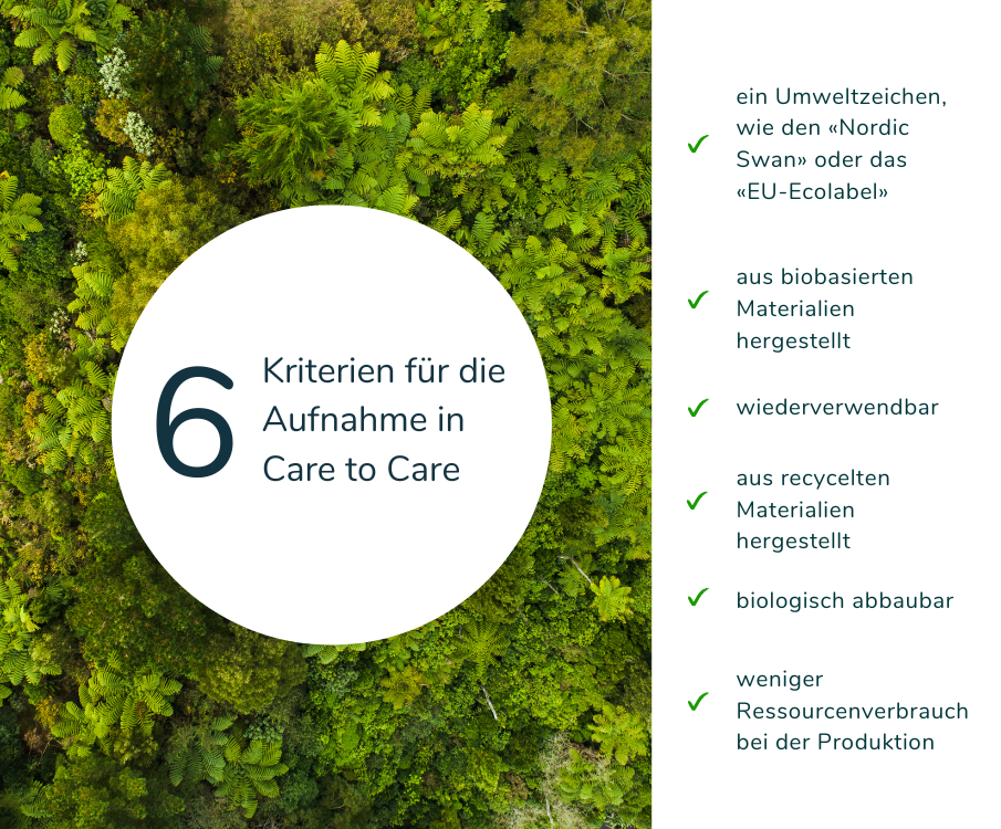 Care to Care Kriterien